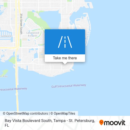 Bay Vista Boulevard South map