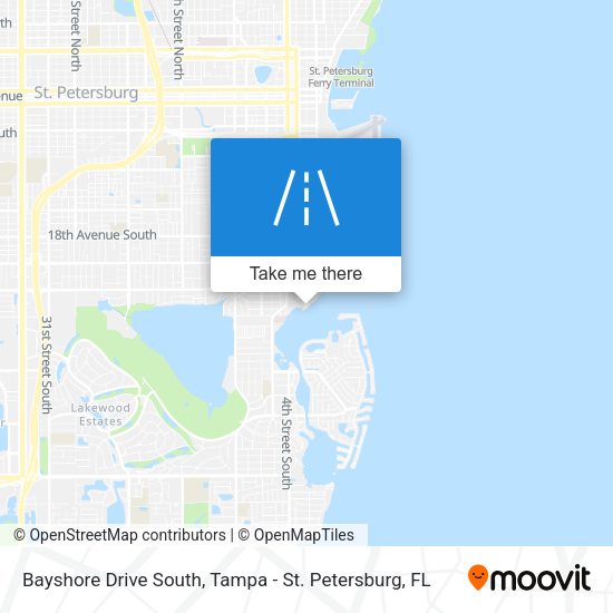 Bayshore Drive South map