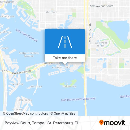Mapa de Bayview Court