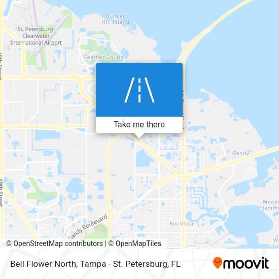 Bell Flower North map