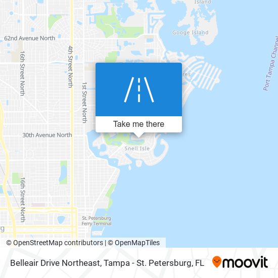 Belleair Drive Northeast map