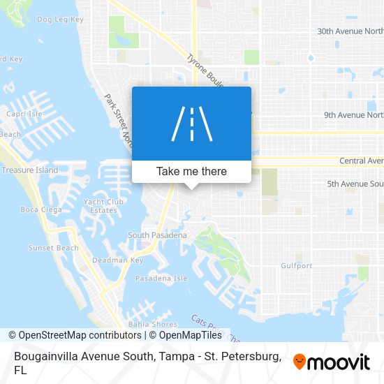Mapa de Bougainvilla Avenue South