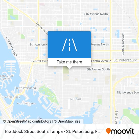 Mapa de Braddock Street South