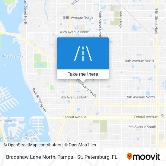 Mapa de Bradshaw Lane North