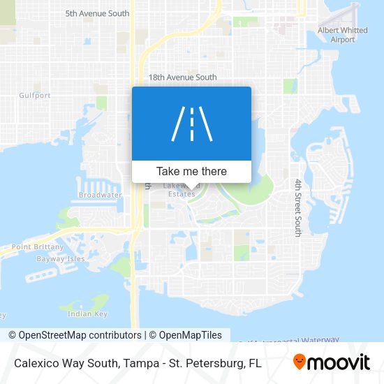 Calexico Way South map