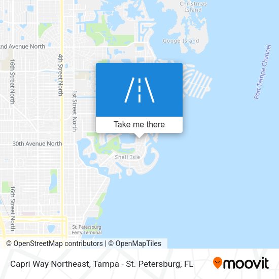 Capri Way Northeast map
