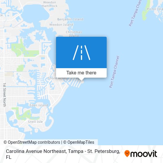 Mapa de Carolina Avenue Northeast