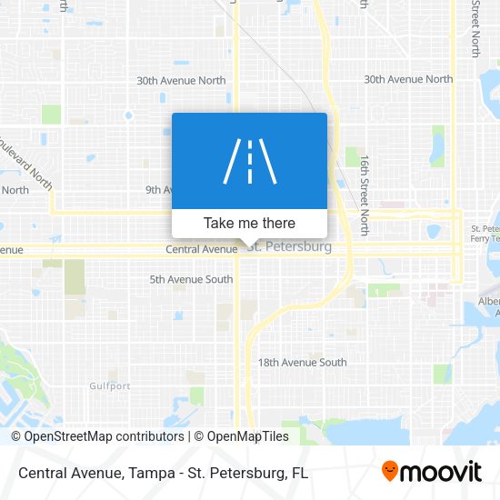 Central Avenue map