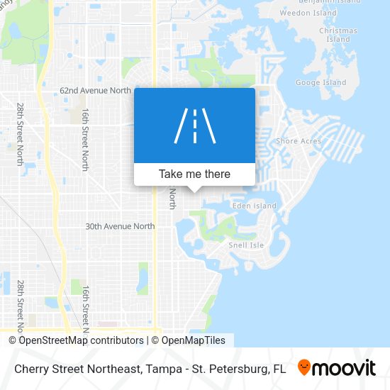 Cherry Street Northeast map