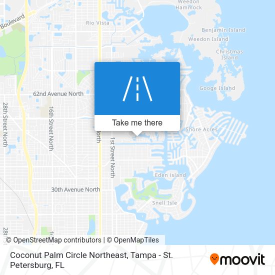 Mapa de Coconut Palm Circle Northeast