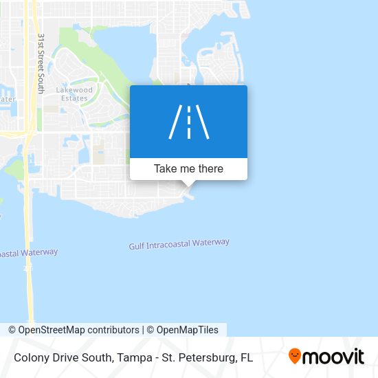 Mapa de Colony Drive South