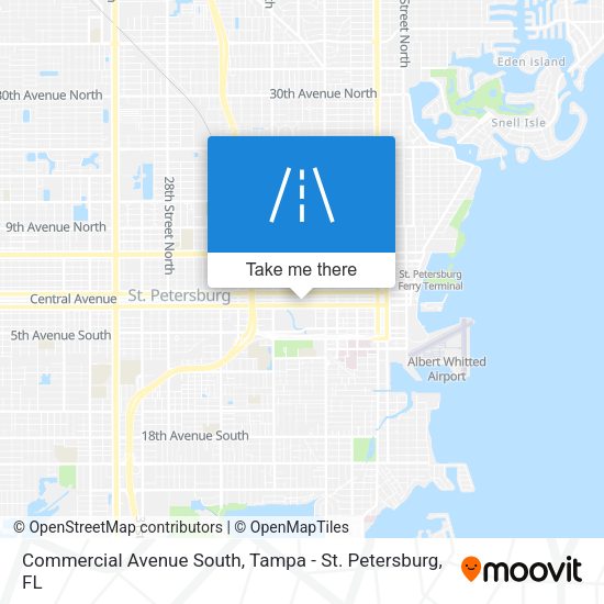 Commercial Avenue South map