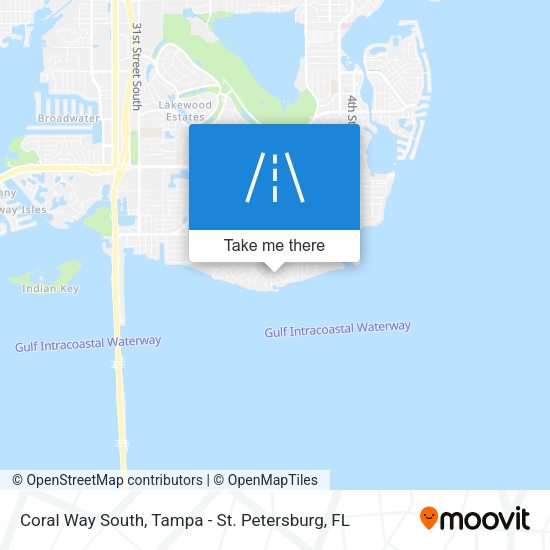 Mapa de Coral Way South