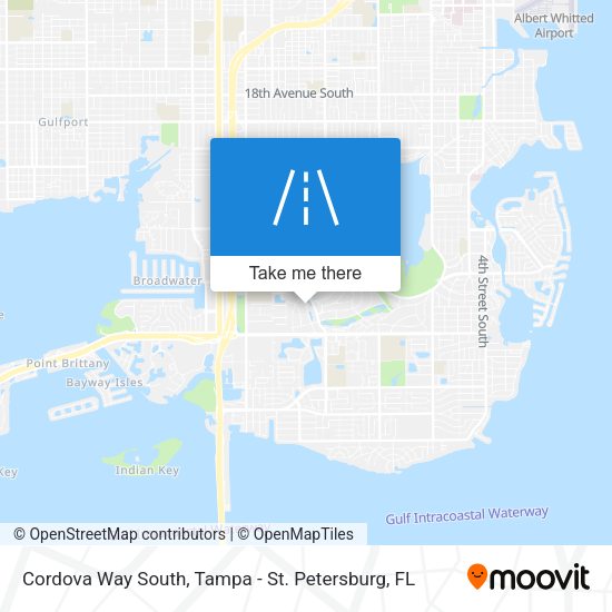 Mapa de Cordova Way South