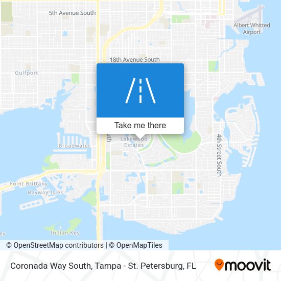 Coronada Way South map