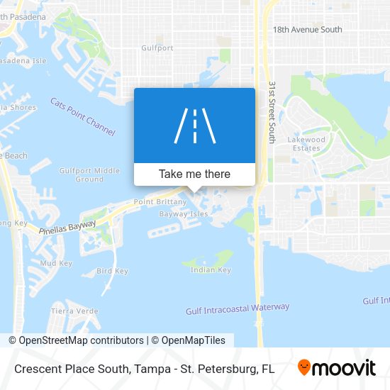 Mapa de Crescent Place South