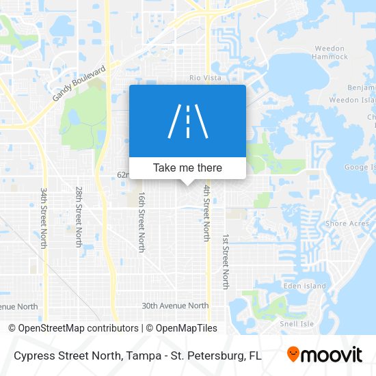 Mapa de Cypress Street North