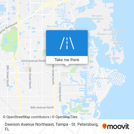 Dawson Avenue Northeast map