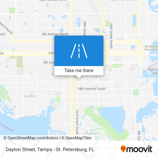 Dayton Street map