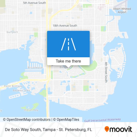 De Soto Way South map