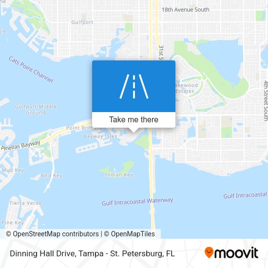 Dinning Hall Drive map