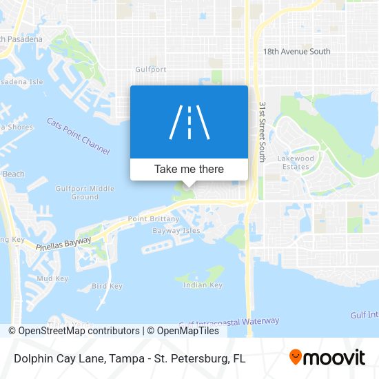 Dolphin Cay Lane map