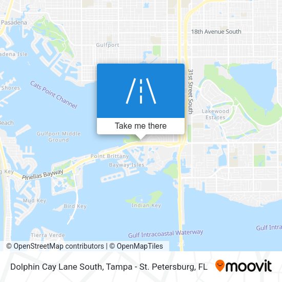 Dolphin Cay Lane South map