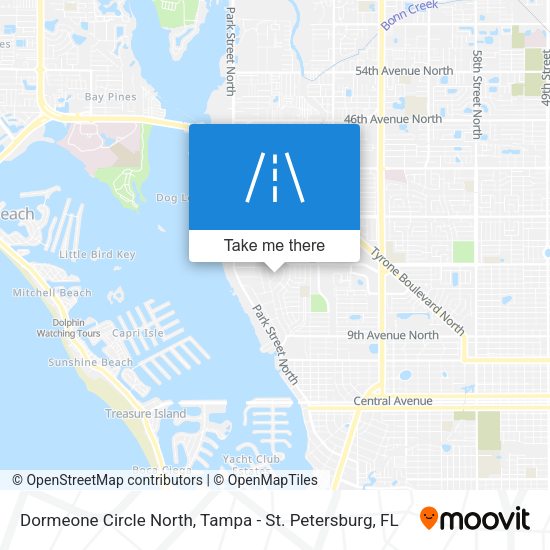 Dormeone Circle North map