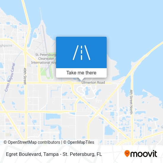 Egret Boulevard map