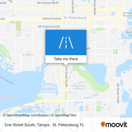 Mapa de Erie Street South
