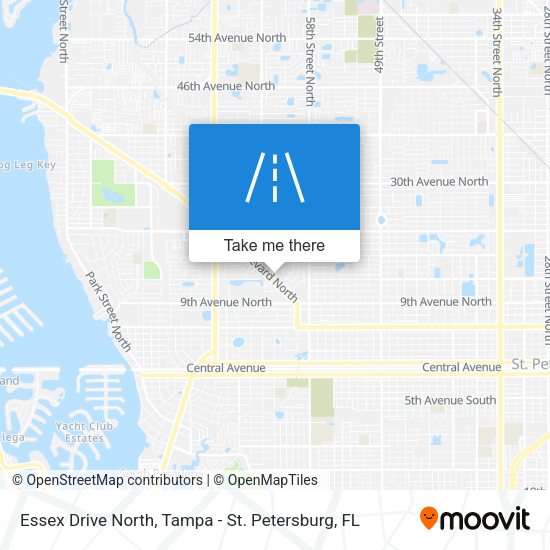 Mapa de Essex Drive North