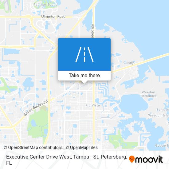 Mapa de Executive Center Drive West