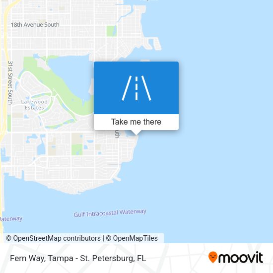 Fern Way map
