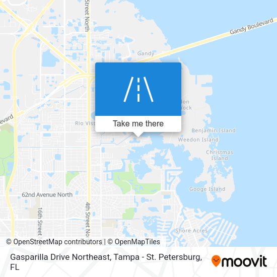 Mapa de Gasparilla Drive Northeast