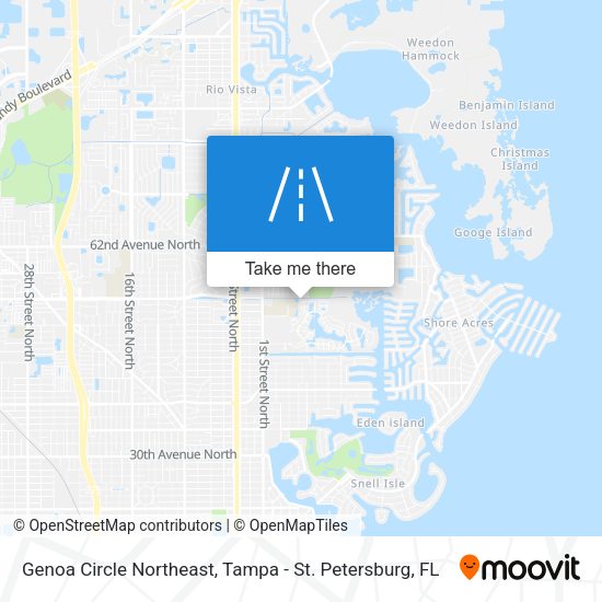 Mapa de Genoa Circle Northeast