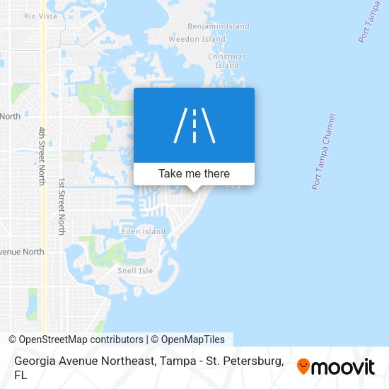 Mapa de Georgia Avenue Northeast