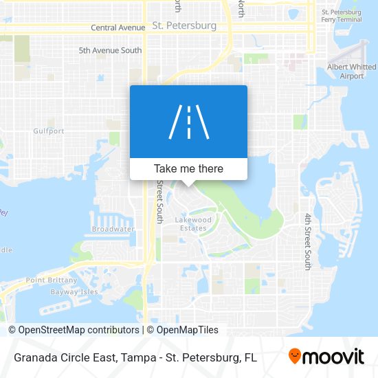 Mapa de Granada Circle East