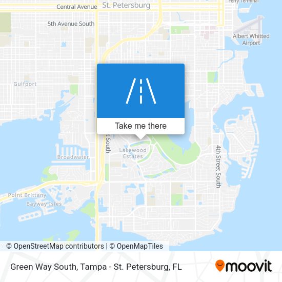 Green Way South map