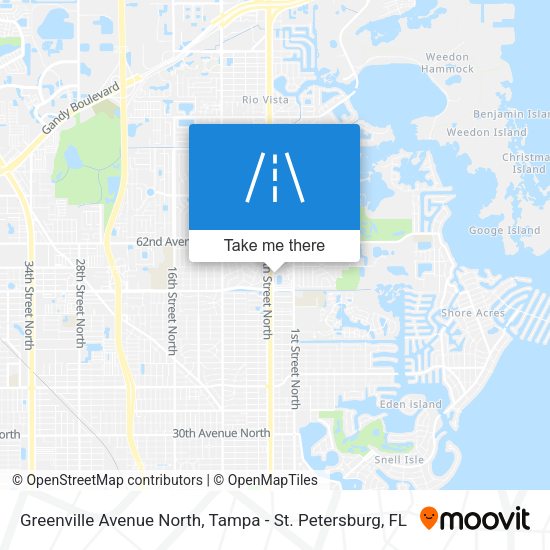 Greenville Avenue North map