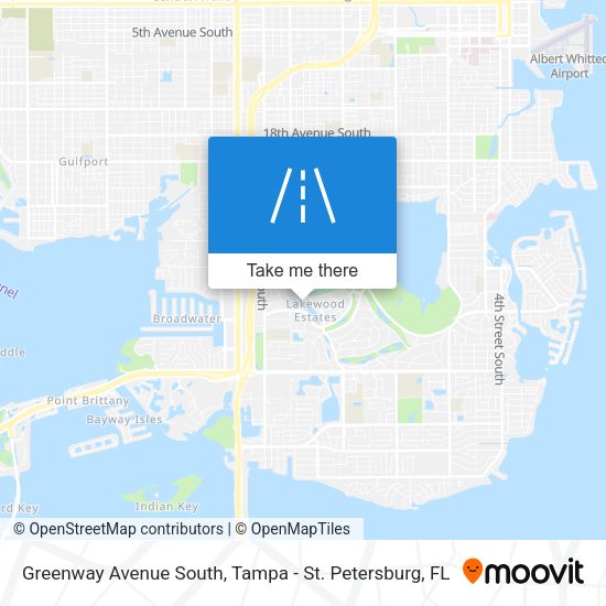 Mapa de Greenway Avenue South