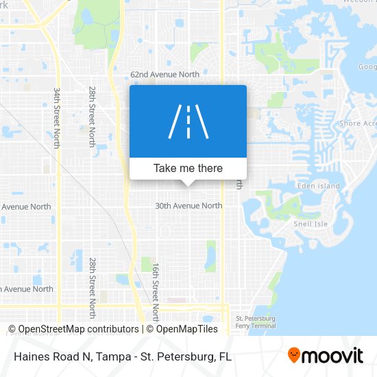 Haines Road N map