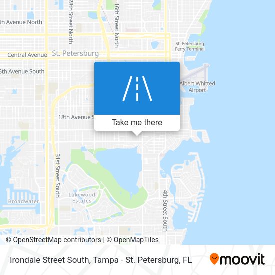 Irondale Street South map
