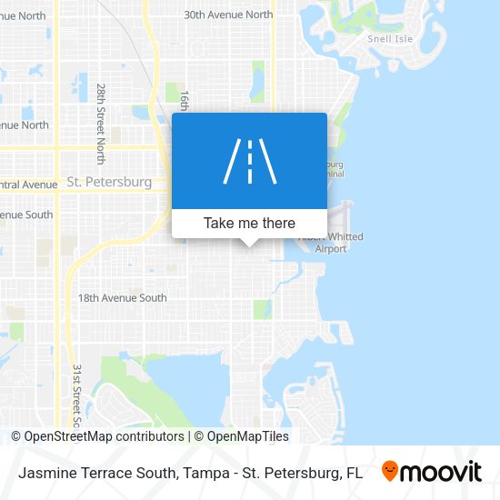 Jasmine Terrace South map