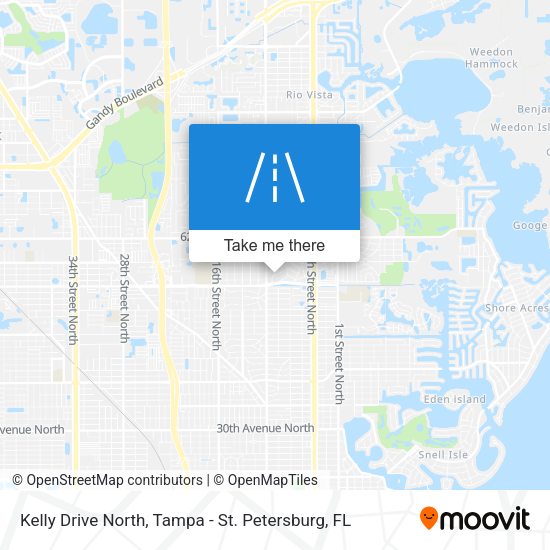 Kelly Drive North map