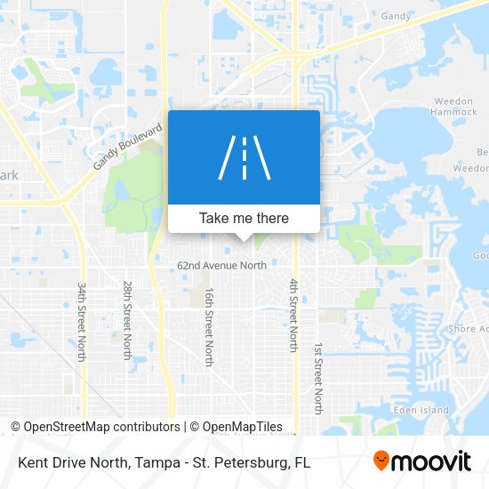 Mapa de Kent Drive North