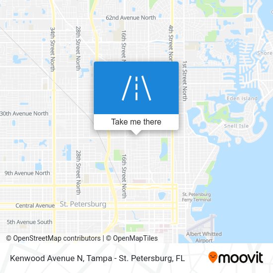 Kenwood Avenue N map