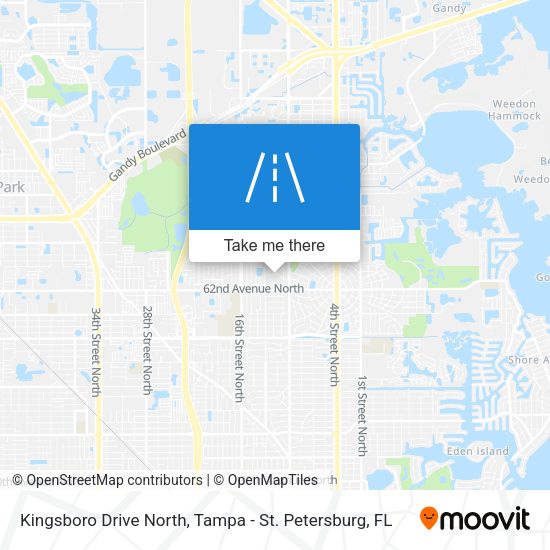 Mapa de Kingsboro Drive North