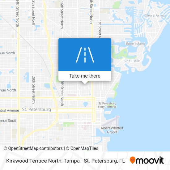 Kirkwood Terrace North map