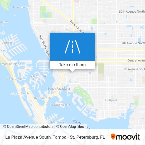 La Plaza Avenue South map