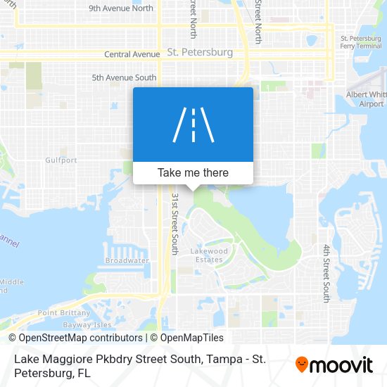 Lake Maggiore Pkbdry Street South map